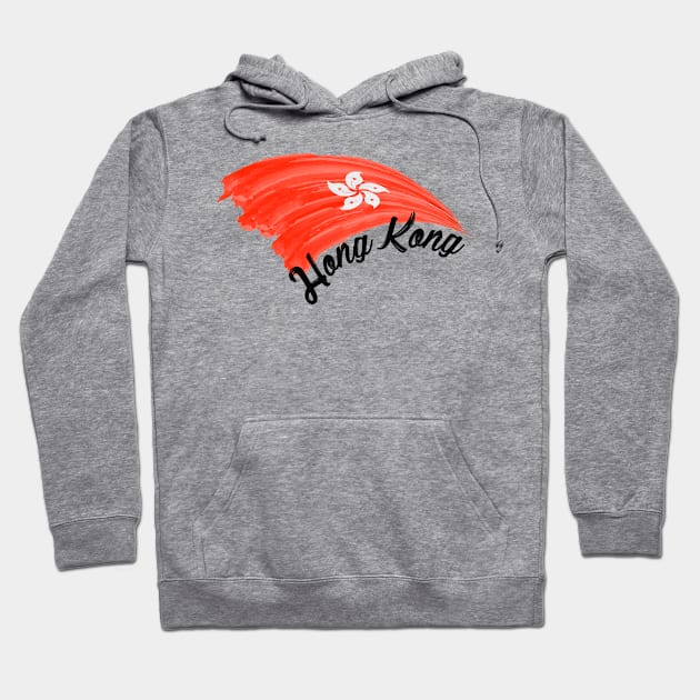 Hong Kong flag Hoodie by SerenityByAlex